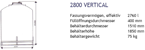 vertical 2800 l