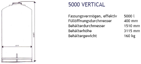 vertical 5000 l